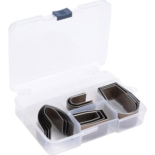 18Pcs Alloy Steel Universal Leather Craft Embossing Punch Set Kit DIY Craft Leather Punching Tools Leather Punch Hand Tool Set