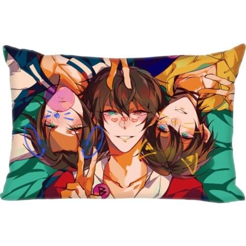 Custom Pillowcase Hypnosis Mic Rectangle Zipper Polyester Cotton Pillow Cover Size 35X45cm (One Sides)