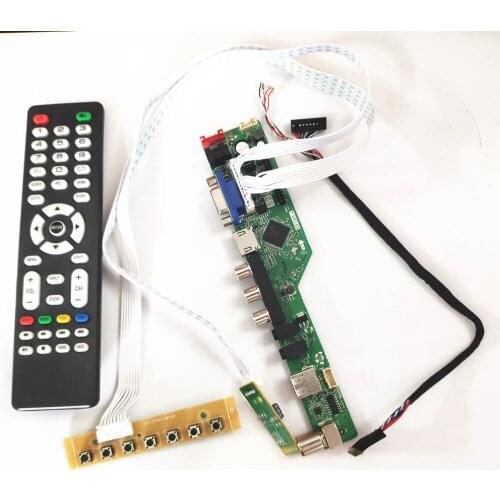 For B101AW06 V0 V1 V4 HDMI-Compatible VGA USB AV RF WLED LVDS 40Pin 1024*600 10.1" T.V56 controller drive