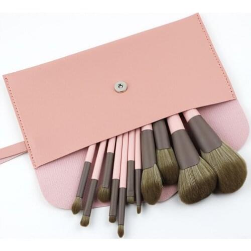 Professional Makeup Brush Foundation Powder Women Face Cosmetic Tool Set Kit With Case Bag
