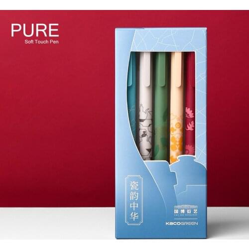 KACO Guofeng Series Retractable Gel Ink Pens 0.5mm Fine Point Rollerball Pen Original Box