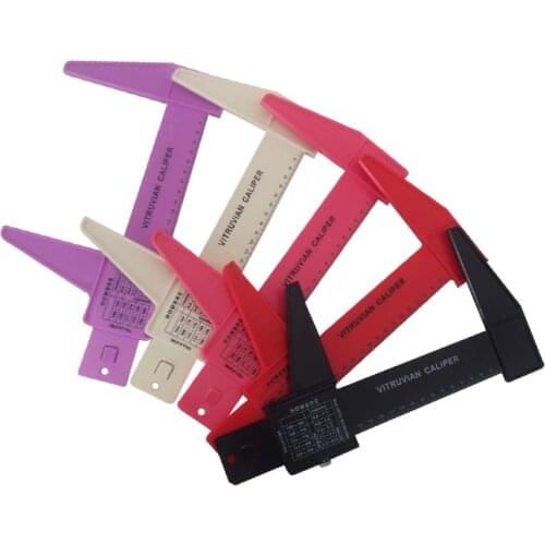 Drop shipping 0-140mm plastic caliper antropometer elbow ruler vitruvian caliper Antropometro medical vernier caliper for elbow