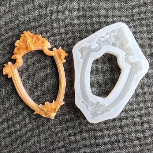 Photo Frame Resin Mold Silicone Picture Frame Fondant Candy Chocolate Resin Mol