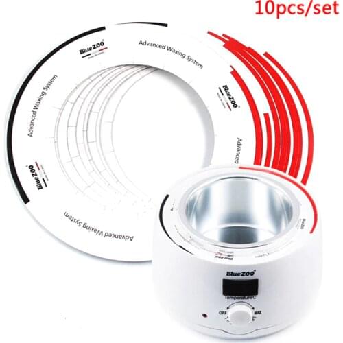 10pcs/set 14OZ Standard Melt Wax Cleaning Ring Body Shaving Hair Removal Waxing Supplies Wax Cans Body Care Hair Removal Tool