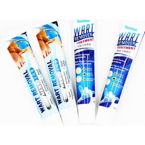 Sumifun 2Types of Wart treatment cream Skin Tag Remover to throat relief moles clear & Tag Wiper genital herb extract patch