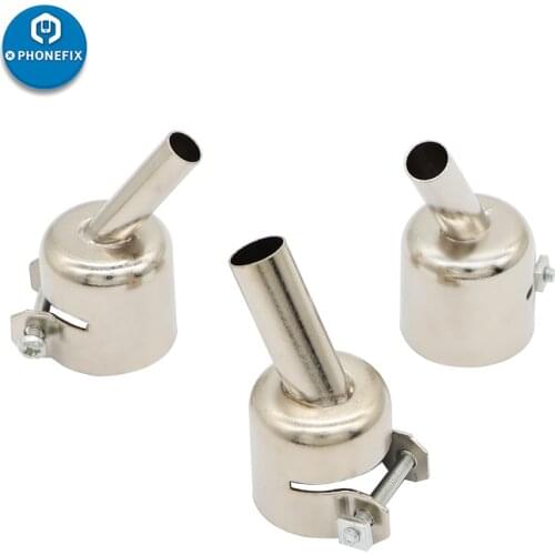 PHONEFIX High Quality 3/4/5/mm 45 Degree Heat Gun Nozzle For Mlink H2 850 Hot Air Soldering Station For Cell Phone PCB Repair