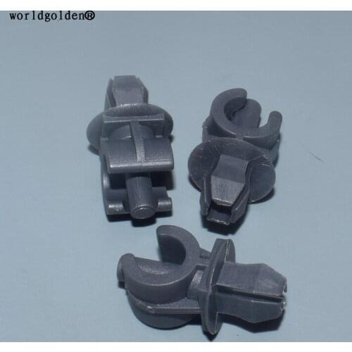 Worldgolden 100pcs auto clips Hood Support Rod for VW#6N0823397C,58103