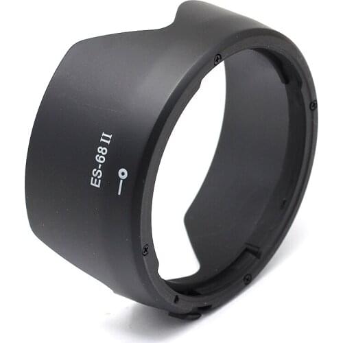 Replacement ES-68II Lens Hood + 49mm Lens Cap for Canon EF 50mm f/1.8 STM