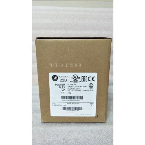 1PC New 22B-D1P4N104 PowerFlex 40 0.4 kW 480V AC Drive 22BD1P4N104