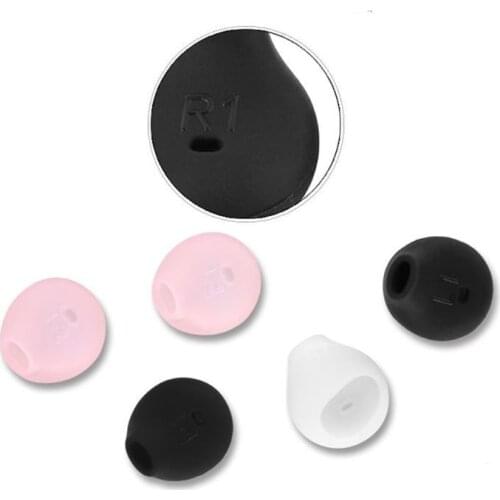 10pcs/lot Soft Silicone Ear Pads Eartips For S-ony WI-SP500 For S amsung S7 S6 Edge 9200 level u In-ear Headphones Earphone