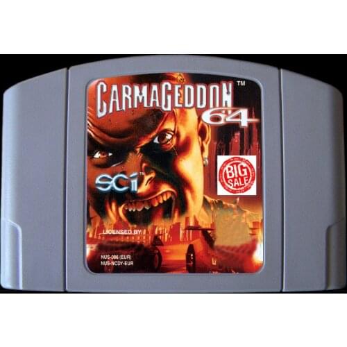 64 Bit Games ** Carmageddon 64 ( English PAL Version!! )