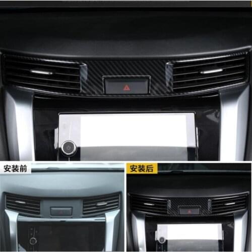 ABS Chrome For Nissan Terra 2018-2020 Car Central Control Air Outlet Panel Cover Trim Auto Accessories Styling