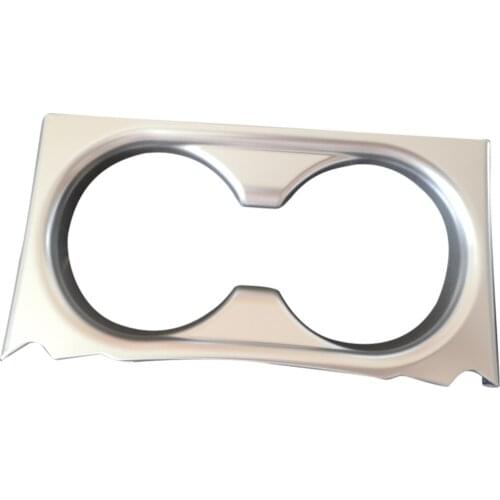 Car Chrome Front Console Cup Holder Cover Trim Frame ABS Fit for Mazda CH-5 KF 2017 2018 2019 2020 2021