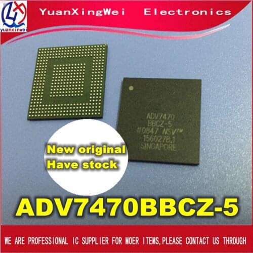 Free shipping 2pcs ADV7470BBCZ-5 ADV7470BBCZ ADV7470 BGA