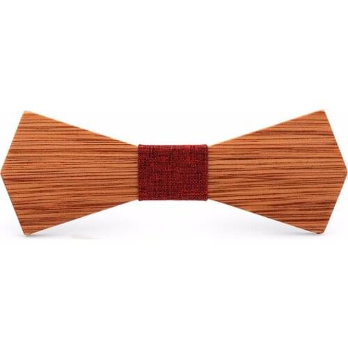 Handmade Men Wood Bow Tie Business Butterfly Cravat Party Ties Women Bowtie