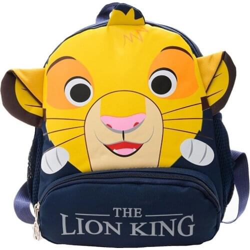 Disney Cartoon Lion King Childrens Lightweight Backpack Boys and Girls School Kindergarten Backpack Childrens Birthday Gift