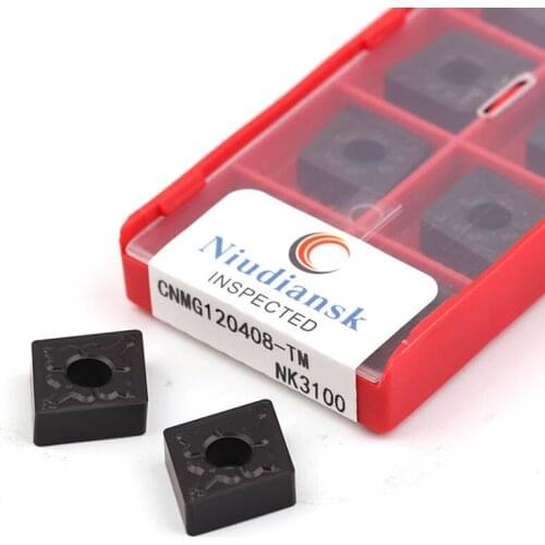 CNMG120404-TM CNMG120408 NK3100 CNC Lathe Turning Tool Carbide Insert Black Wear-resistant Coating Cut Blade Used For Hard Steel