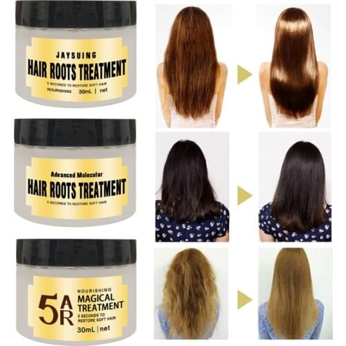 30ml Magical Hair Treatment Mask 5 Seconds Repairs Damage Hair Root Hair Tonic Keratin Hair And Scalp Treatment Hair Mask TSLM1