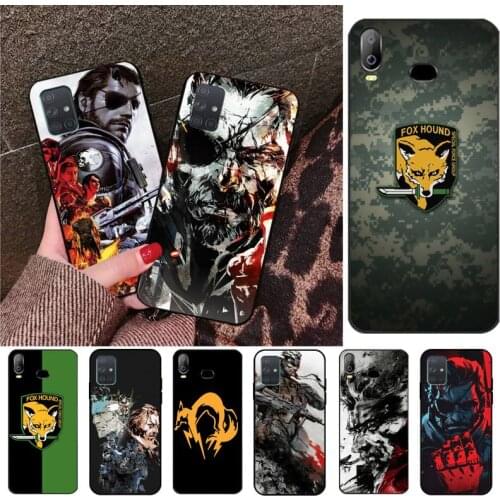 CUTEWANAN Metal Gear Solid DIY phone Case cover Shell For Samsung Galaxy A01 A11 A31 A81 A10 A20 A30 A40 A50 A70 A80 A71 A91 A51