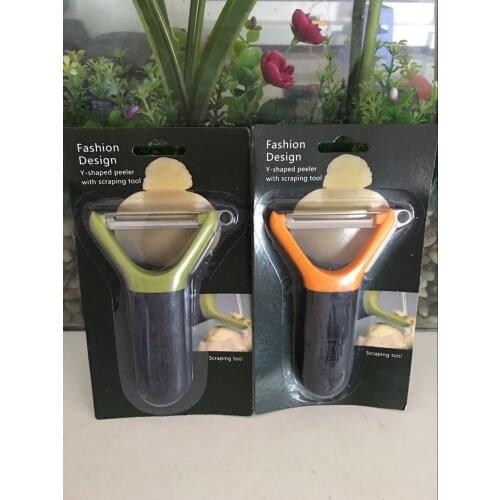 Multi-Peel Y-Shaped Peeler Fashion Design Y-Shaped Peeler WITH Scraping Tool