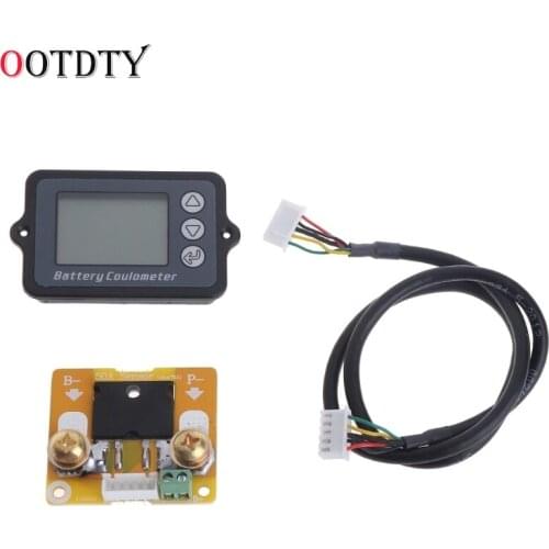 OOTDTY DC8-80V 50A Battery Coulometer TK15 Professional Precision Battery Tester for LiFePo Coulomb Counter