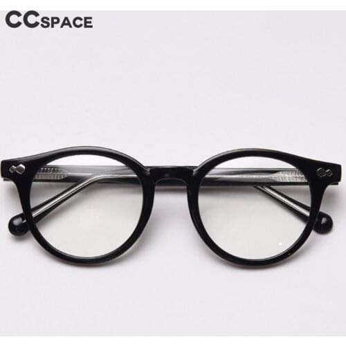 49355 Round Retro TR90 Glasses Frames Men Women Optical Fashion Computer Glasses
