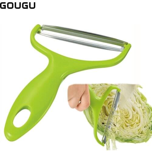Fruit Vegetable Peeler Stainless Steel Cabbage Big Mouth Graters Salad Potato Slicer Cutter Fruit Knife Kitchen Cooking Tools