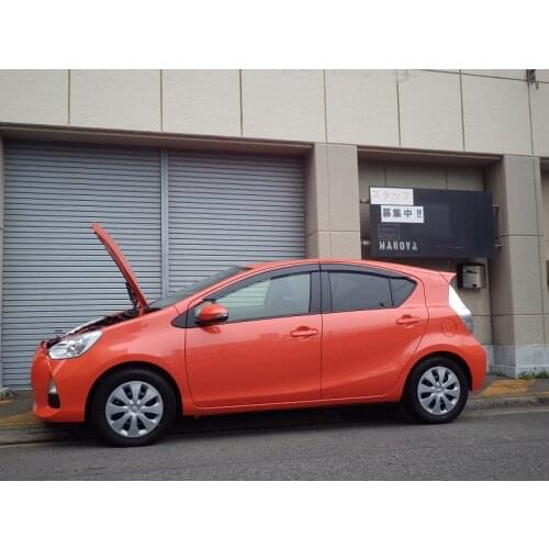 For 2011-2017 Toyota AQUA NHP10 Front Hood Bonnet Modify Gas Struts Carbon Fiber Spring Damper Lift Support Absorber