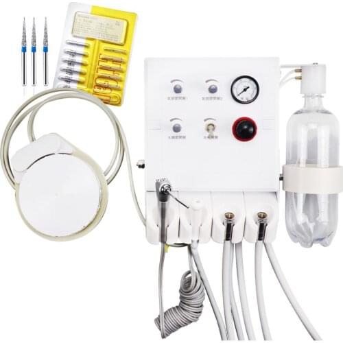 Portable Dental Unit Turbine Unit Work with Air Compressor For Folding Dental Chair Portable with Suction Dental Lab Equipment