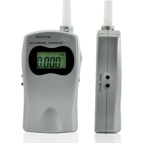 Handhold Digital LCD Breath alcohol tester to prevent drunk driving Torch Design for breath alcohol tester