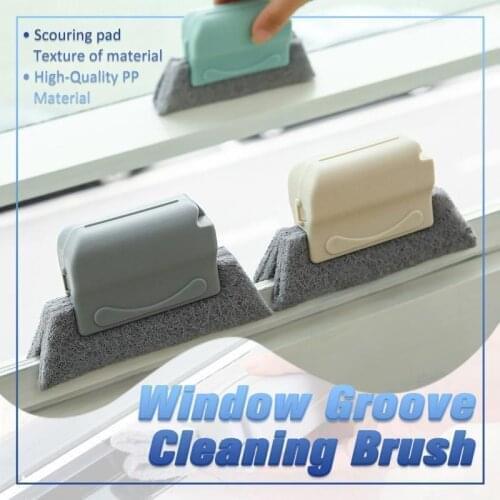 Creative Window Groove Cleaning Brush Multipurpose Cleaner Window Brush Bathroom Kitchen Floor Gap Household Cleaning Tool Devic