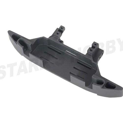 Metal Anticollision Front Bumper Base for 1/10 Rc Crawler Car Traxxas TRX4 G500 TRX6 G63 Upgrade Parts