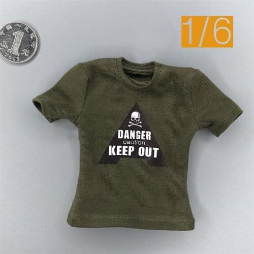 In Stock For Sale 1/6 Scale Vest Short Sleeve T Shirt For Usual 12 Inch Doll Soldier Action Figures Collection