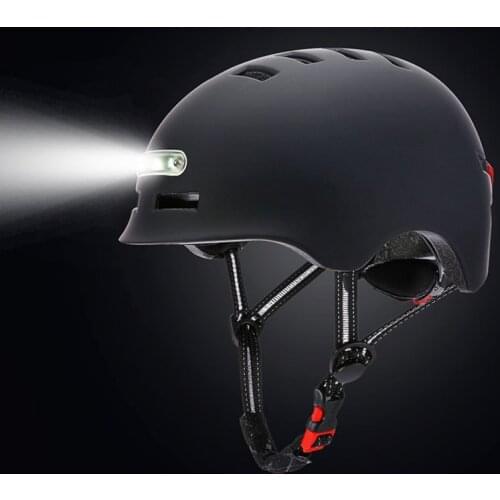 Adult Smart Helmet Front And Rear LED Lights Turn Signals Brake Lights Smart Helmet Bike Helme Sides Built-in Mic New