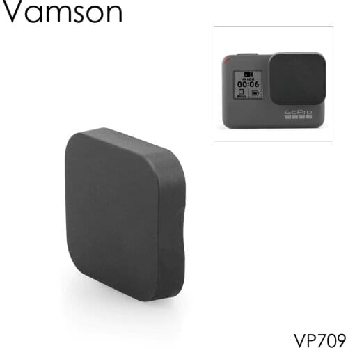 Vamson for Gopro Hero 7 Black 6 5 Protective Lens Case Accessories Protection Cover Cap Black For Gopro Hero 5 Camera VP709