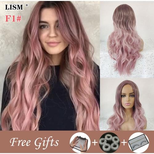 Women Natural Wigs Pelucas De Mujer Ladies Part Cosplay Synthetic Hairpieces Perruque Naturelle Peruki Damskie Naturalne Pruik