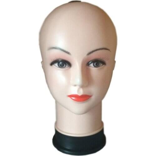 Womens Mannequin Head Hat Display Wig Torso PVC training head model head model femal head model
