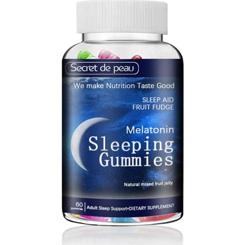 Secret De Peau Melatonin Gummies Relieve Stress Rich In Vitamin Help Improve Sleep High Quality Sleeping Melatonin Gummies Cream