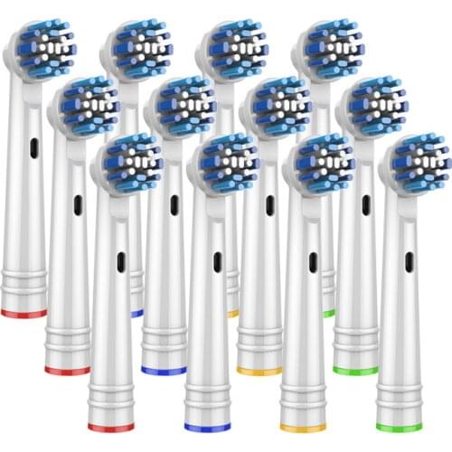 12Pcs replacement brush heads for Oral B electric toothbrush before power/Pro health/Triumph/3D Excel/clean precision vitality