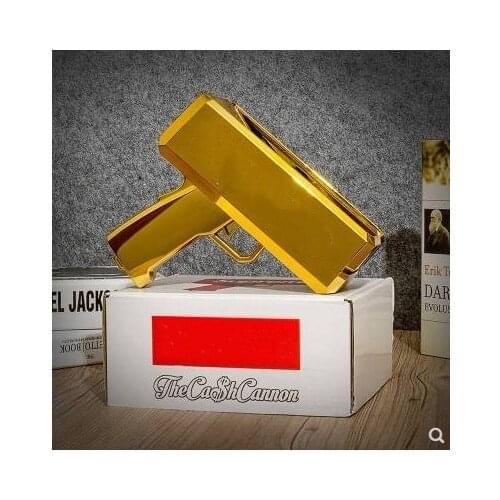 2020 new style raining money Banknote gun for party Carnival props for Christmas Wedding Birthday funny Throw money super gun
