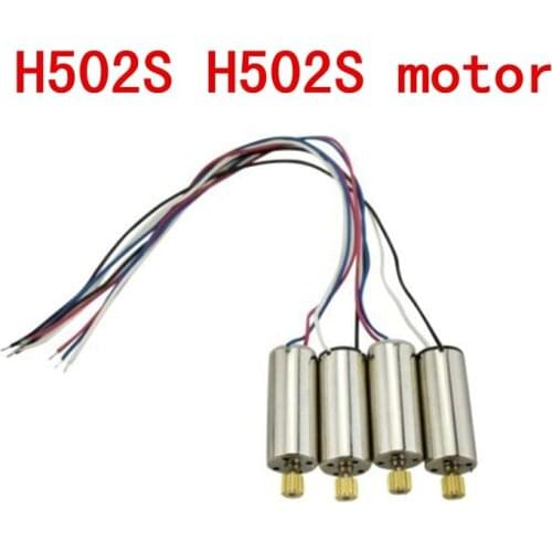 4PCS/Set Motor for Hubsan X4 H502S H502E RC Quadcopter Motor Engine with Metal Gear Spare Parts Accessories