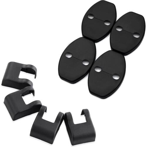 8Pcs Car Door Lock Decoration Cover Car Covers Door Stopper Protection Cover For Volkswagen Jetta Golf Polo Tiguan Passat CC