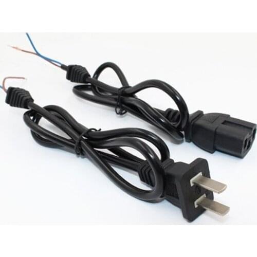 Electric Vehicle Accessories Battery Car Charger Power Cord Input and Output Line T-shaped Square Hole Plug