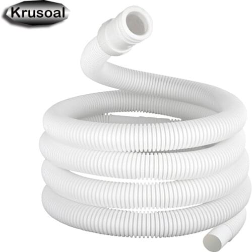 1M-5M 15mm x 16mm White Drain Hose Pipe for Air Conditioner Or Washing Maching Inlet Pipe Plumbing Hoses