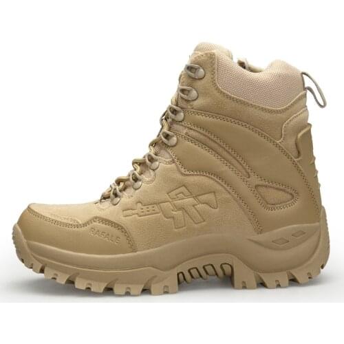 Mens Military boot Combat Mens Chukka Ankle Boot Tactical Big Size Army Boot Male Shoes Safety Motocycle Boots Zapatos Hombre