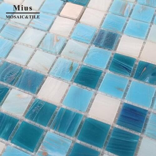 Swimming pool Paper mounted mosaic in Cheap price
