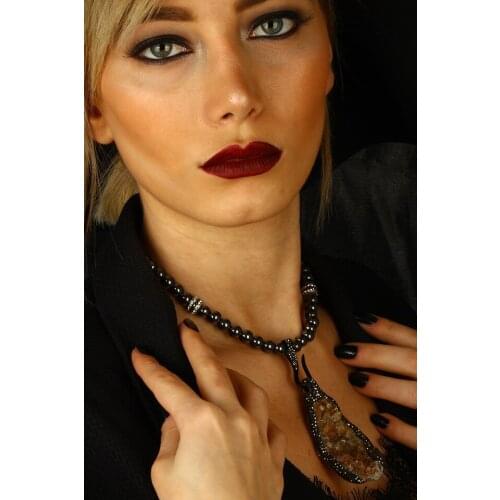 Dr Stone Natural Stone WOMEN AGATE Necklace 121 HSR10 170863711