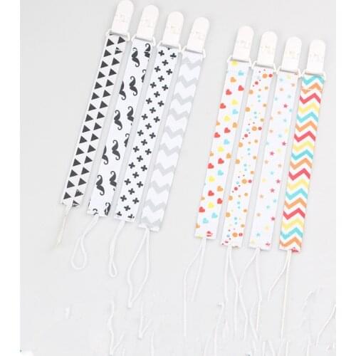8 Styles Baby Pacifier Clips Chain Bottles Feeding Teether Holder Feed Toy Food Mam Pacifier Feeder Leash Nipple Strap Loop