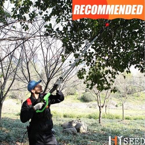 Electric orchard and garden pole tree pruner (forged blade)