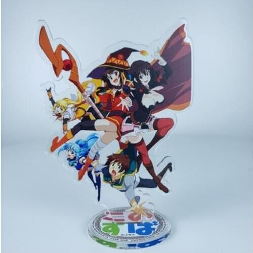 Japanese anime figure Anime kono subarashii sekai ni shukufuku o Megumin Acrylic Stand Model Toys Action Figure